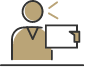書類をもって提案している人のアイコン