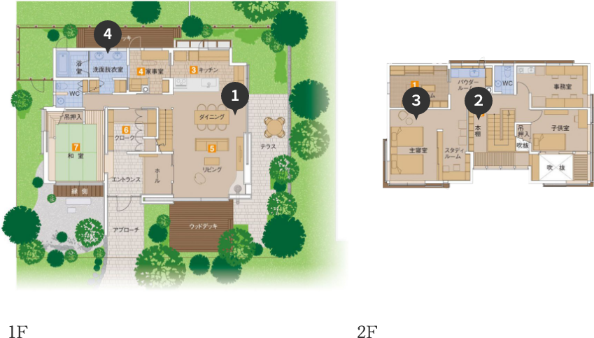 北九州展示場 フロアマップ