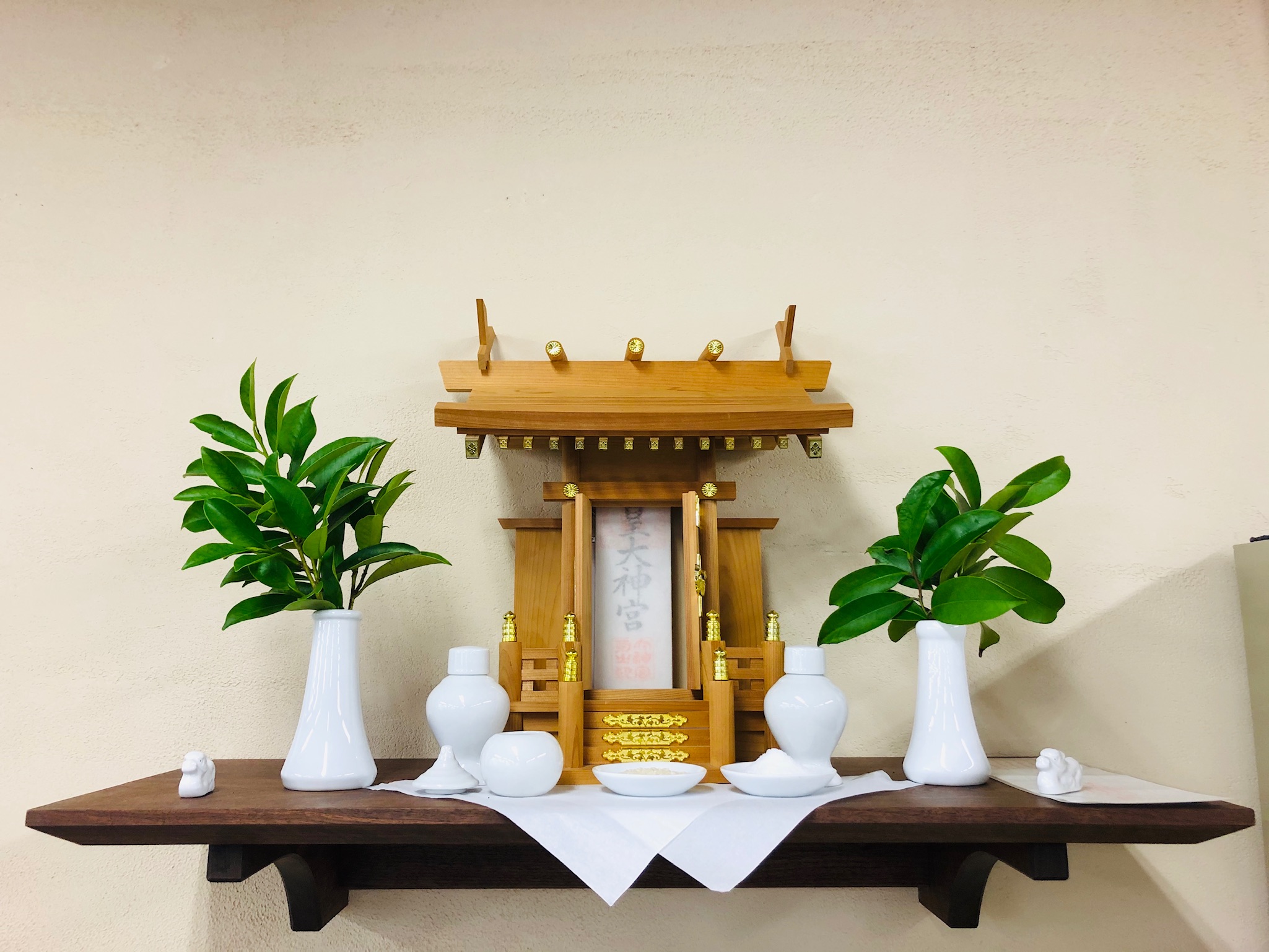 【下関】神棚を新設いたしました。