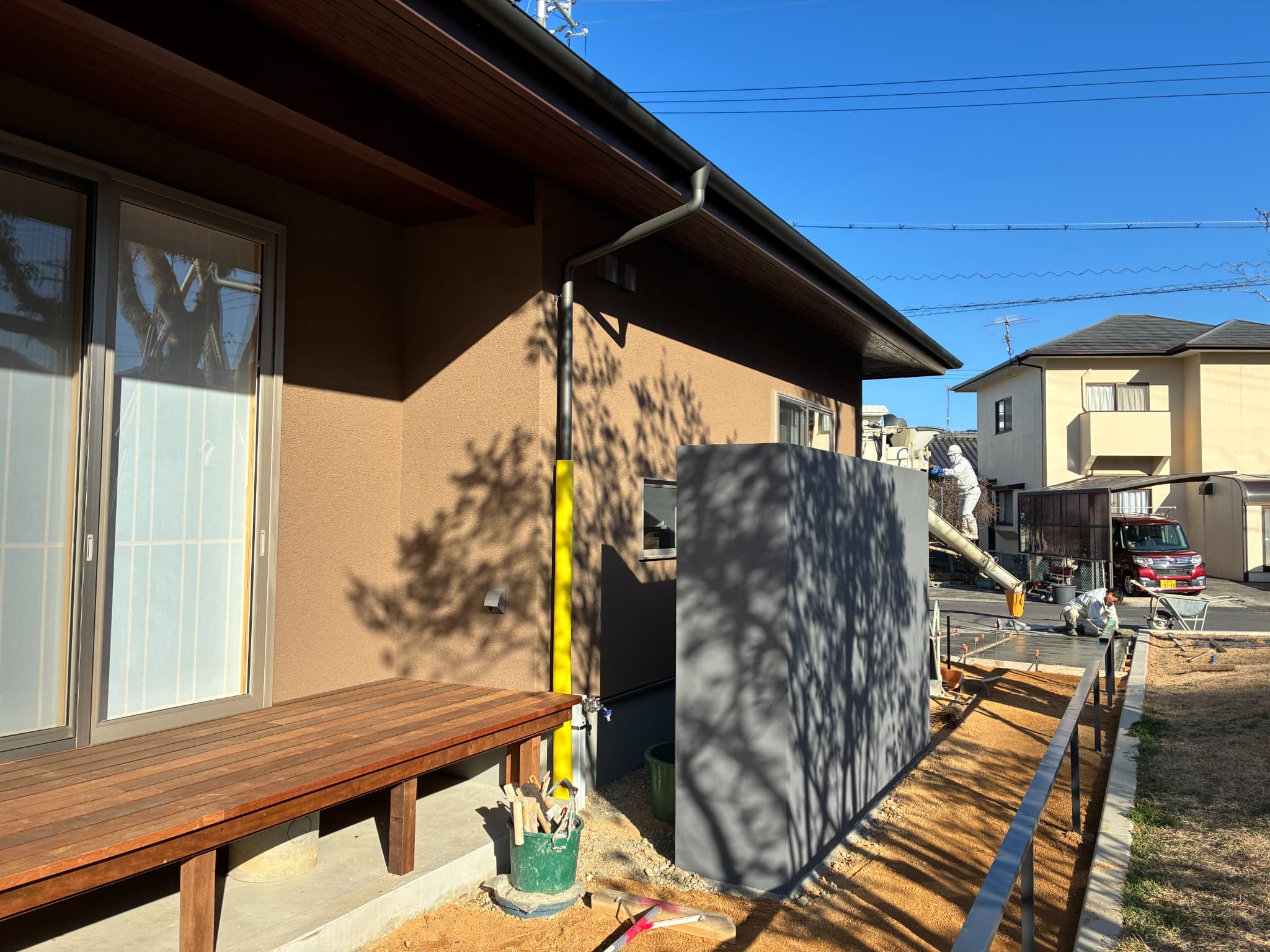 S様邸（下関市）【仕上げ工事中】