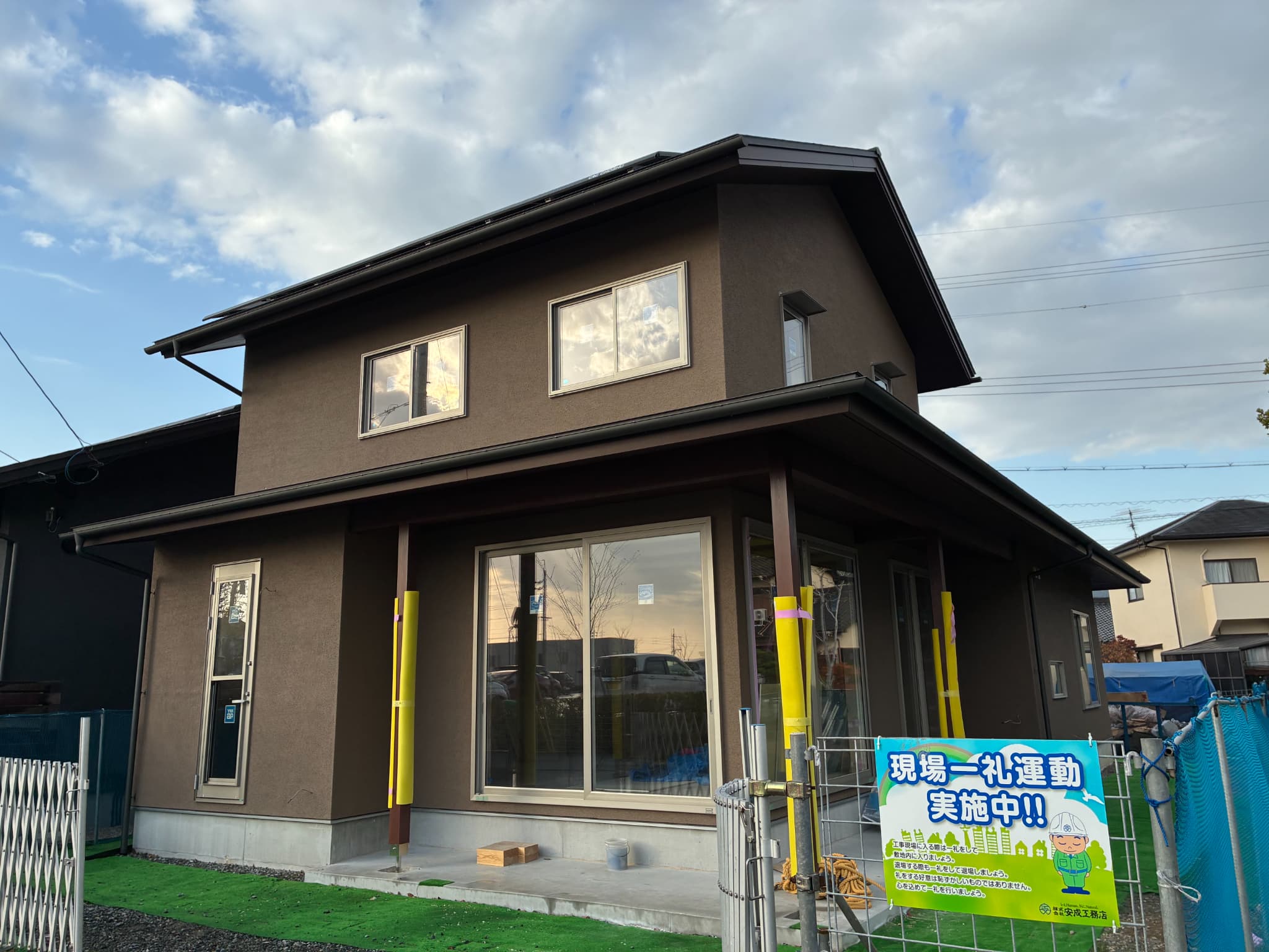 S様邸（下関市）【仕上げ工事中】