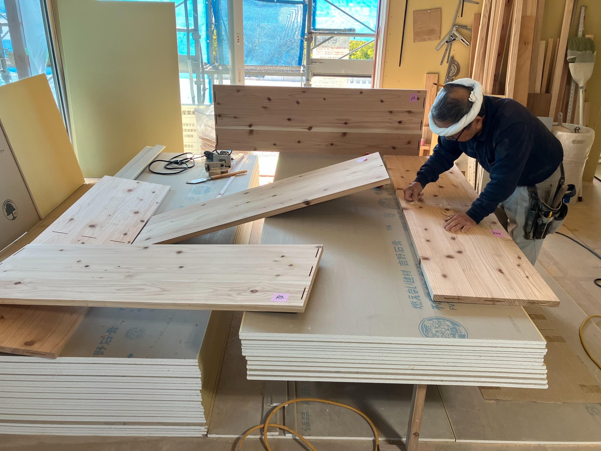 S様邸（下関市）【木工事中】