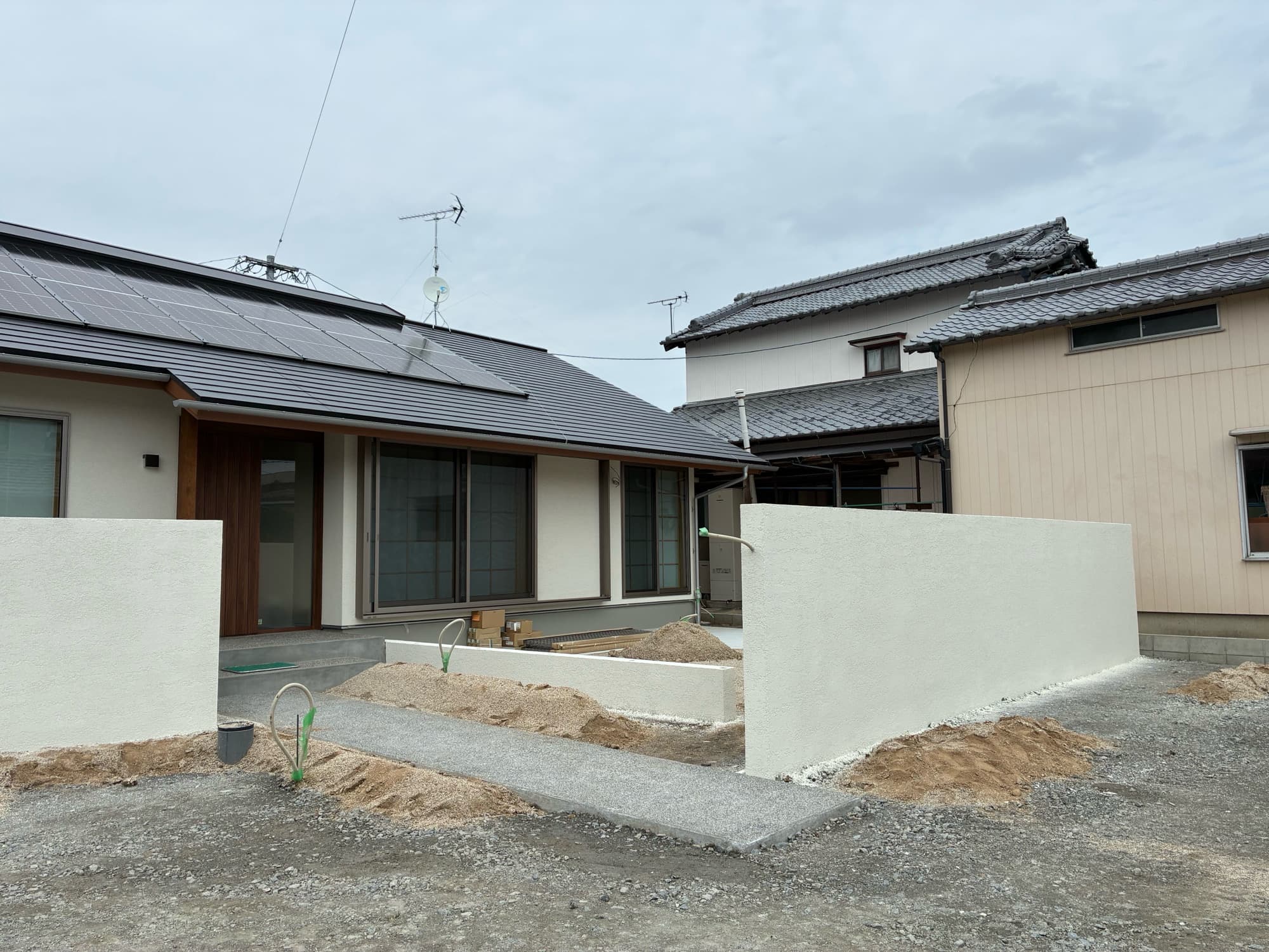 O様邸(みやま市)【仕上げ工事中】
