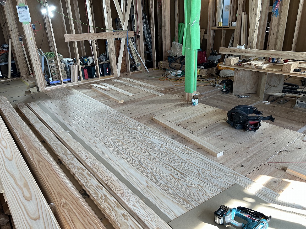 K様邸（周南市）【木工事中】