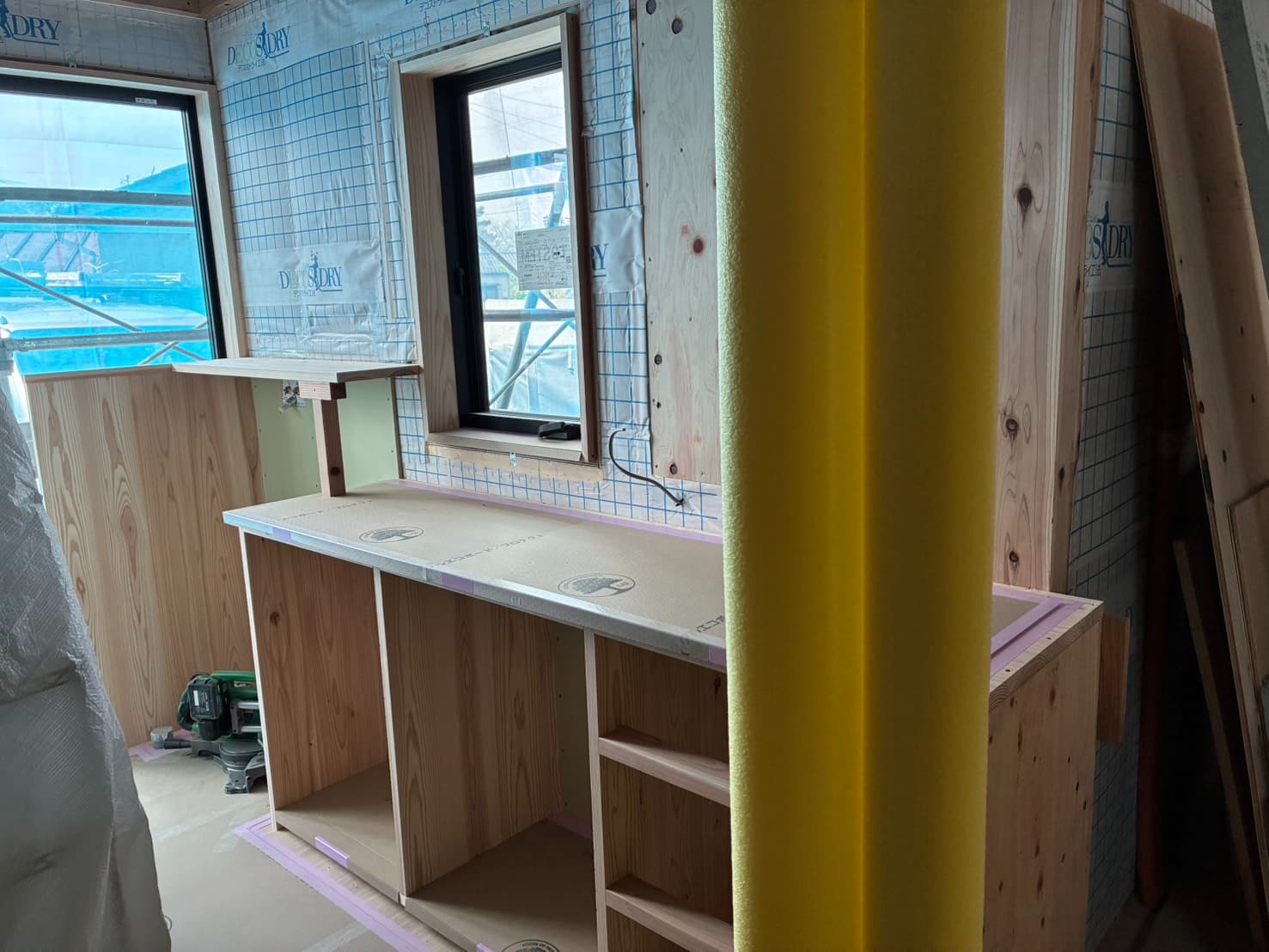 S様邸（久留米市）【木工事中】