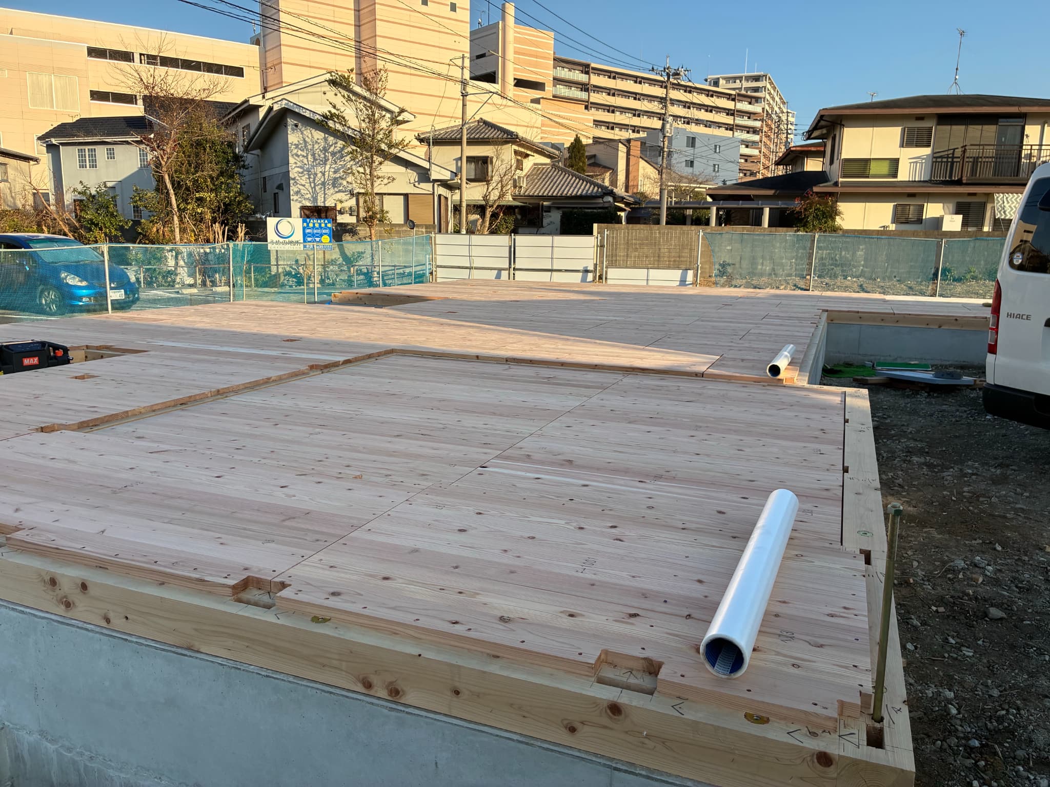 S様邸（久留米市）【木工事中】