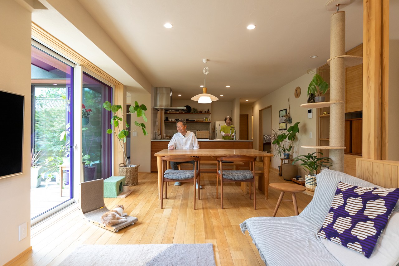 暮らしに、緑と木のぬくもりを　(山口県山口市/平屋)