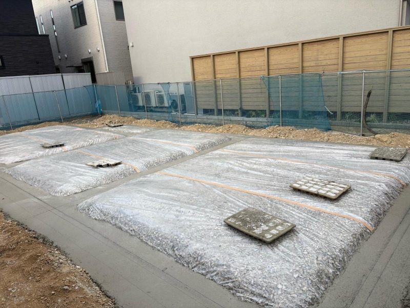 ひびきのモデルハウス【基礎工事中】