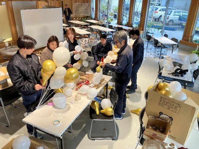 【設計センター】下関支店感謝祭　前日準備