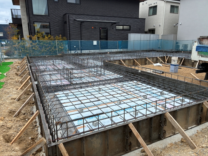 ひびきのモデルハウス(八幡西区)【基礎工事中】