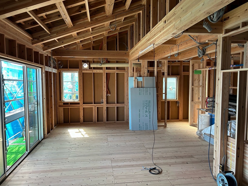 A様邸（防府市）【木工事中】