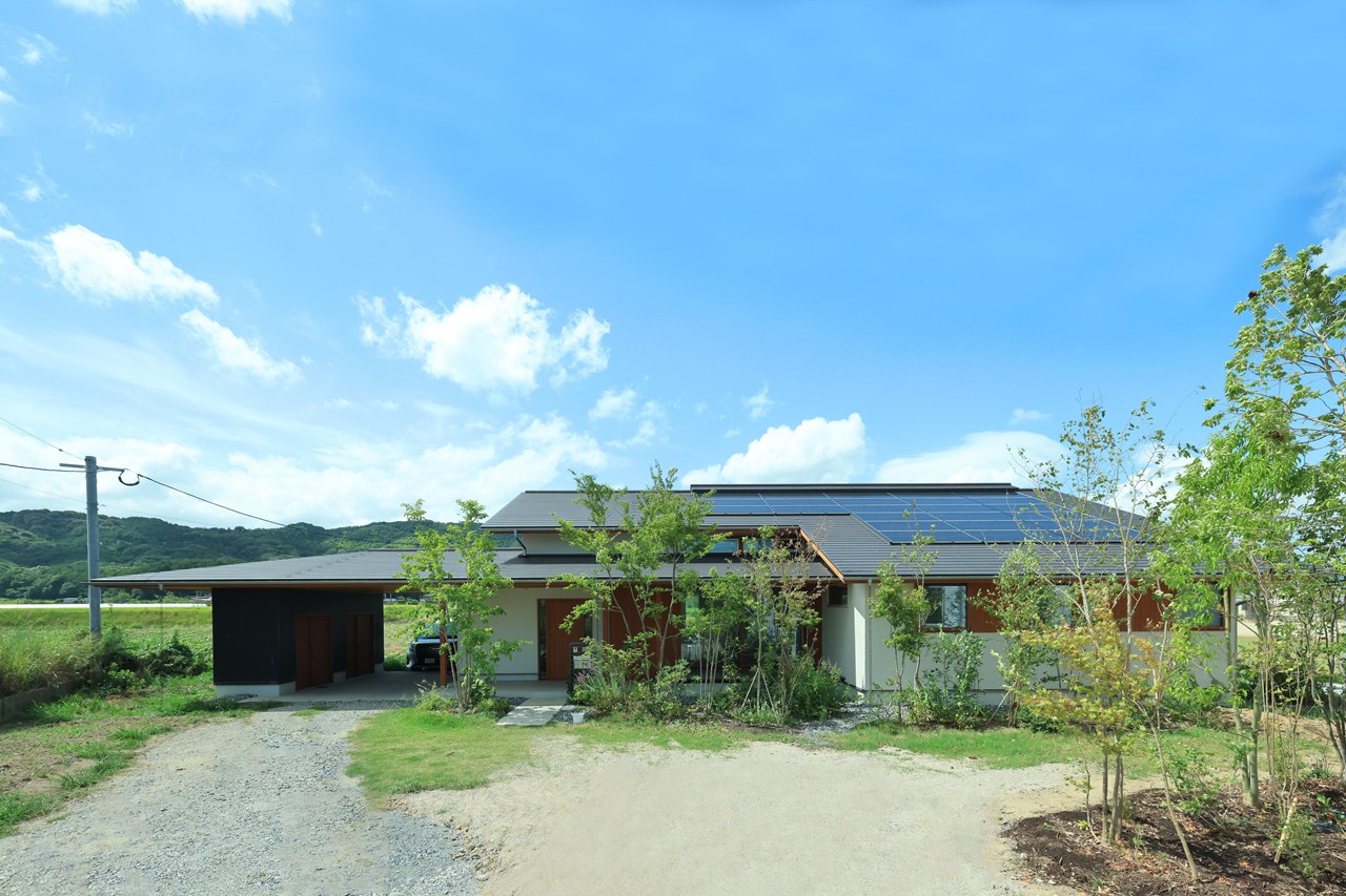 風土と共に暮らす家　(福岡県京都郡/平屋)