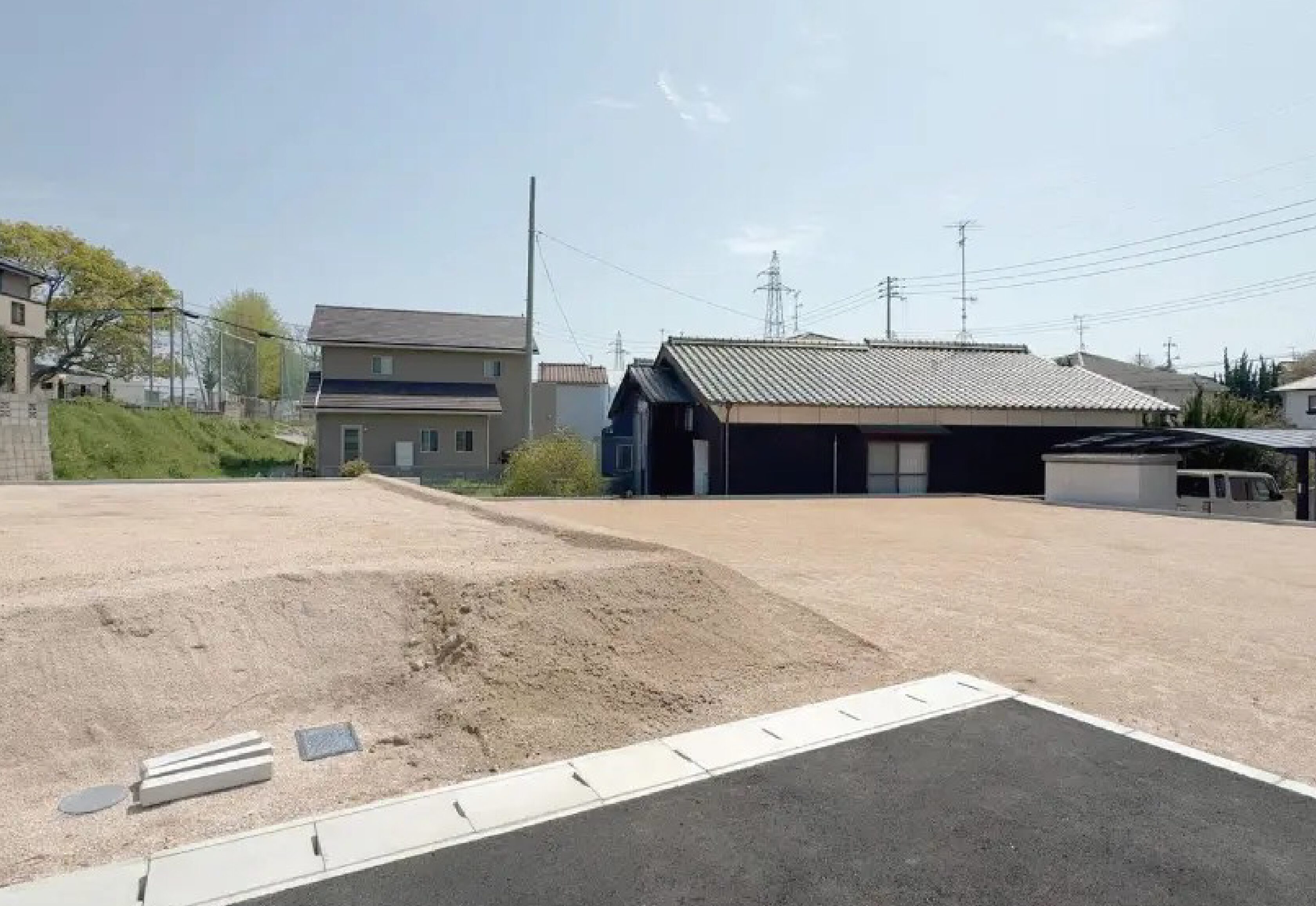 分譲地を見学する