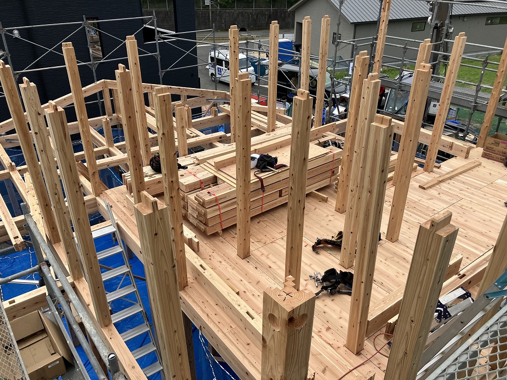 F様邸（山口市）【木工事中】