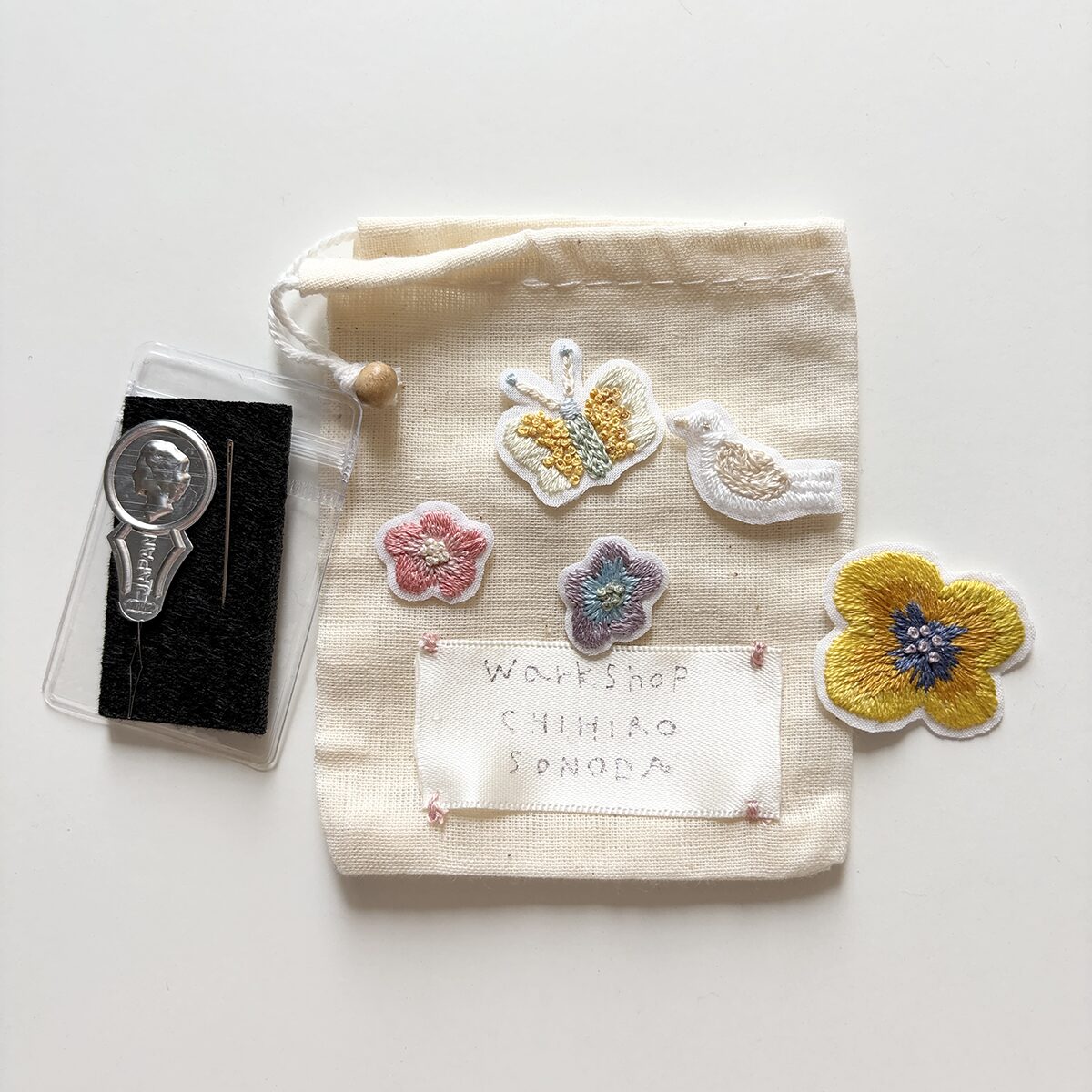 刺繍ワッペン作りワークショップ