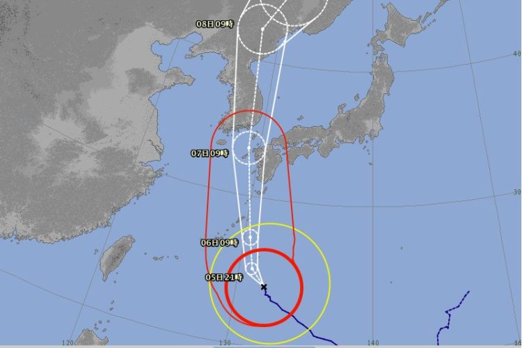 台風10号への備えについて