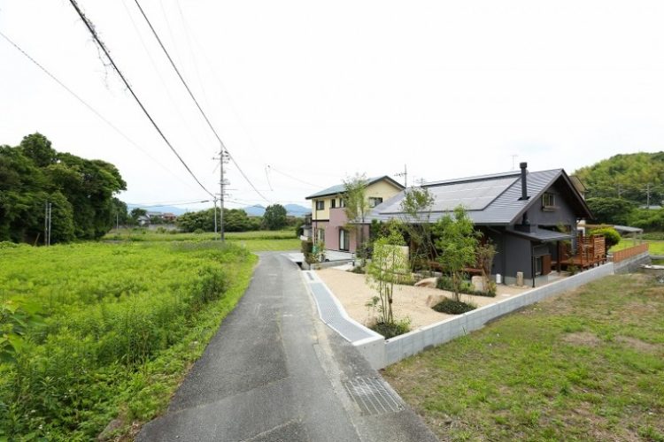 炎と水を愉しむ平屋（山口県下関市/平屋）