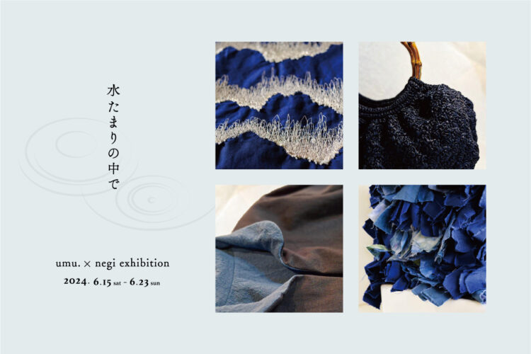 水たまりの中で　- umu. × negi  exhibition -＠山口支店「nenrie」